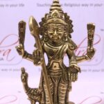 Kartikeya Brass Idol 8 Inch