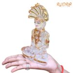 Exclusive Jain Parshwanathji Idol in Sphatik ( Crystal ) 7 inch