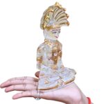 Exclusive Jain Parshwanathji Idol in Sphatik ( Crystal ) 7 inch