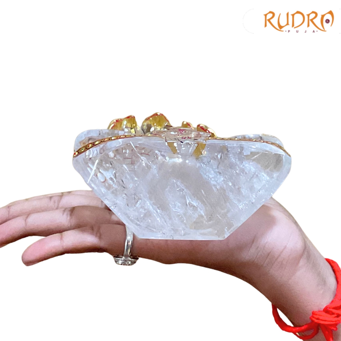 Exclusive Jain Parshwanathji Idol in Sphatik ( Crystal ) 7 inch