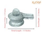 Beautiful Carved Sphatik Shivling -262 Grams (2.5 Inch) Rudrapuja 11 Carved-Sphatik-Shivling-262-Grams-2.5-Inch.jpg