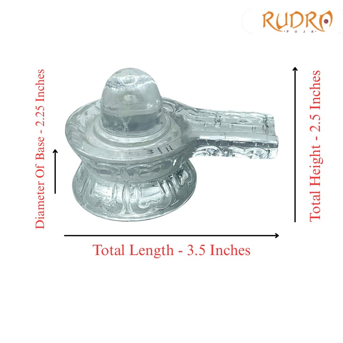 Beautiful Carved Sphatik Shivling -262 Grams (2.5 Inch) Rudrapuja 6 Carved-Sphatik-Shivling-262-Grams-2.5-Inch.jpg