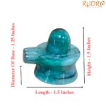 Natural Emerald Shivling - 1.5 Inches - (40 Grams)