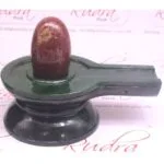 Red Jasper Lingam with Green Jade Base