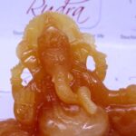 Sitting Ganesha In Yellow Jade 5.5 Inch