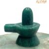 Green Jade Shivling - 2.75 Inch ( 160 Gram )