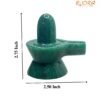 Green Jade Shivling - 2.75 Inch ( 160 Gram )