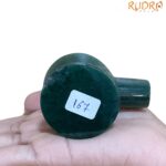 Green Jade Shivling - 2.75 Inch - ( 167 Grams )