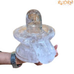 Large Original Sphatik Shivling - 7.5 Inches - (5250 Gram) - Image 3