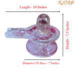 Large Original Sphatik Shivling - 7.5 Inches - (5250 Gram) - Image 4