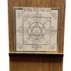 Ridhi Sidhi Ganesha Yantra In Pure Silver ( 2 Inch) 23 Riddhi Ganesha Pocket Yantra