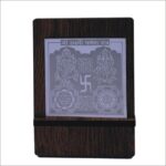 Laxmi Ganesha Pocket Yantra In Silver (2 Inch)