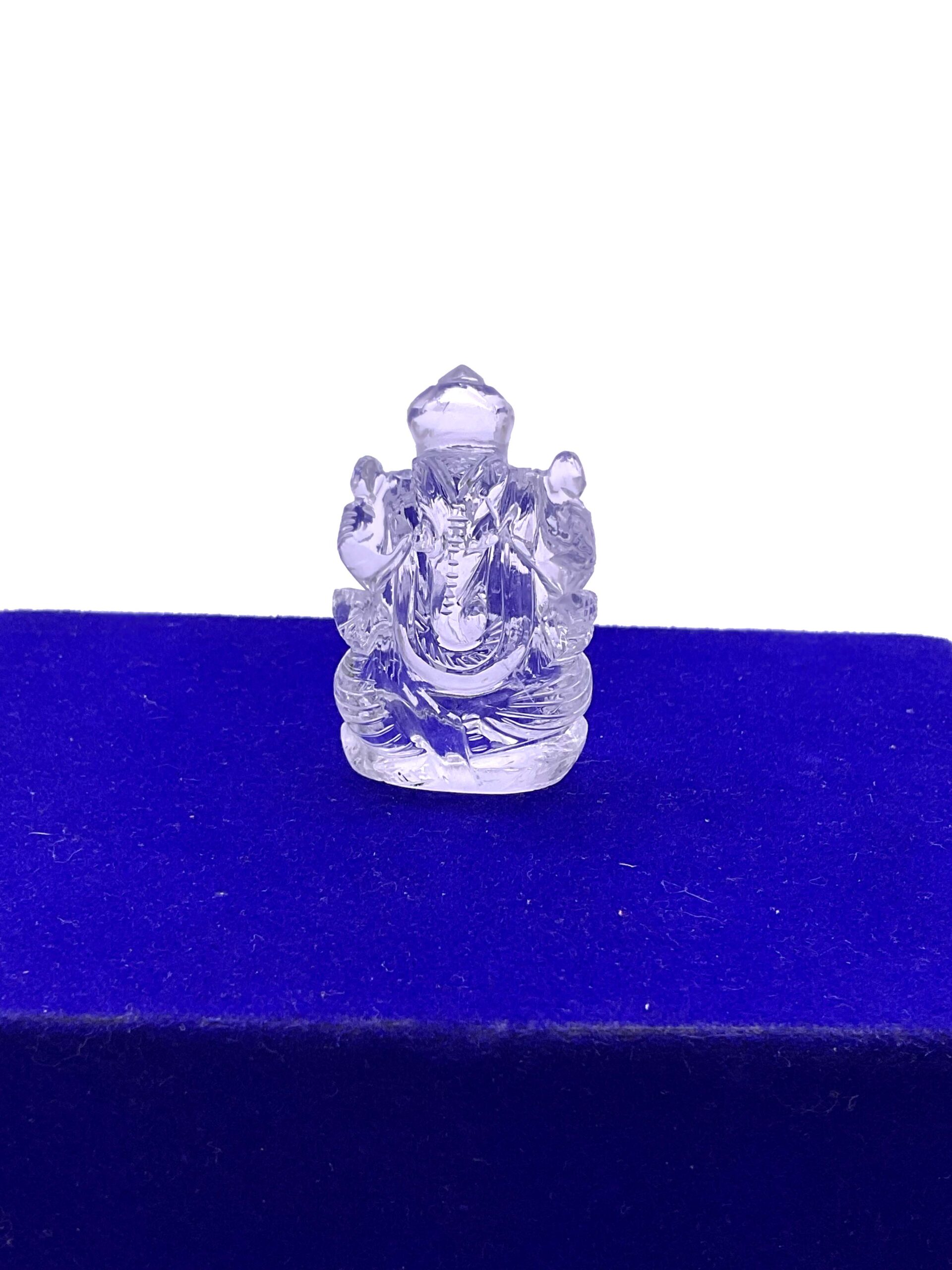 Sphatik Ganesha 2 Inches 35 To 40 Gm