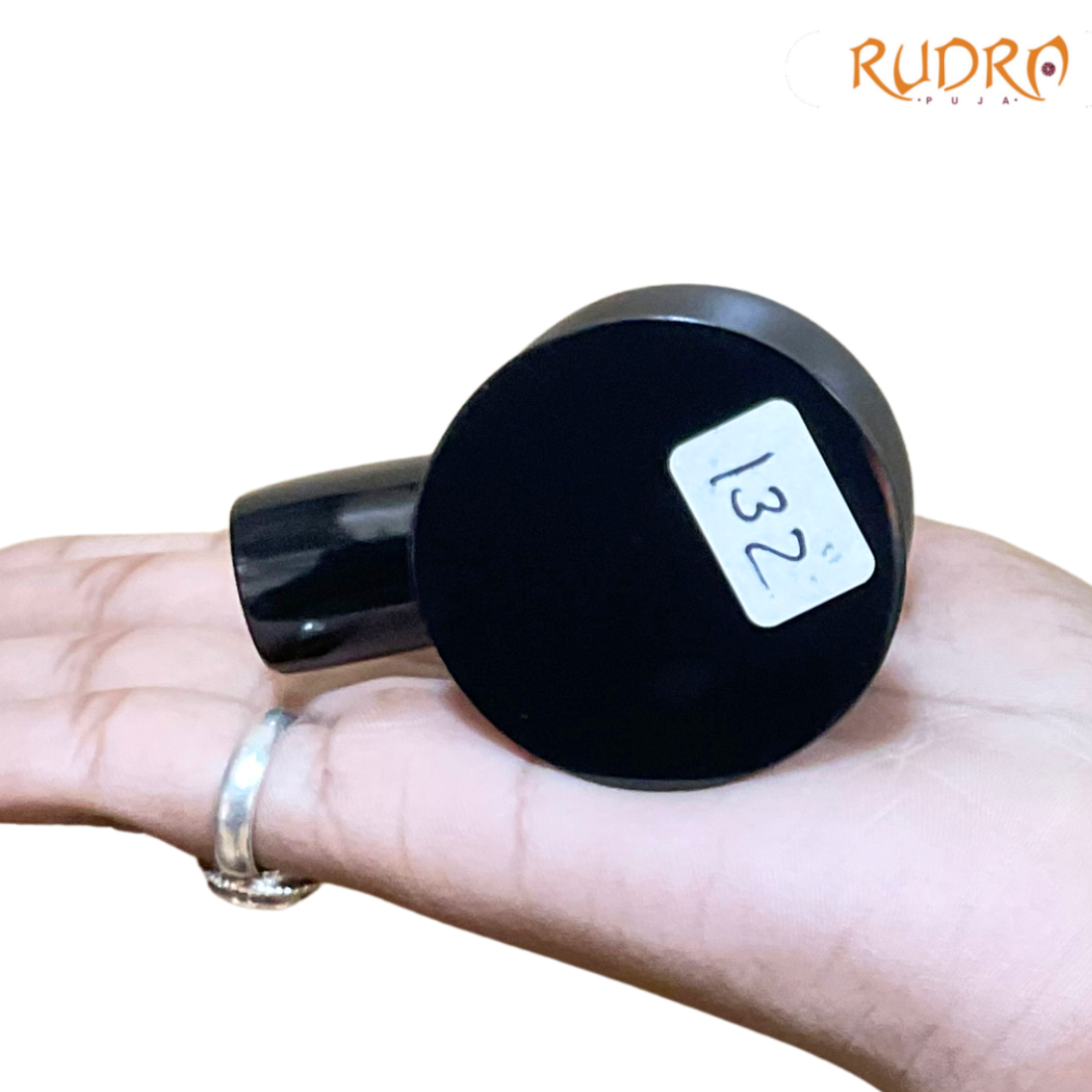 Black Jade Shivling - 132 Grams - (2 Inch)