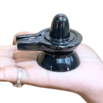 Black Jade Shivling - 132 Grams - (2 Inch)