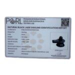 Black Jade Shivling - 132 Grams - (2 Inch)
