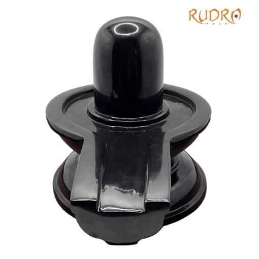 Black Jade Shivling - 1931 Grams (4.50 inch)