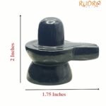 Black Jade Shivling -2 Inches - (108 Grams )