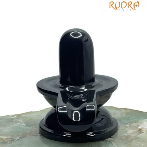 Black Jade Shivling - 250 Grams (3 Inch)