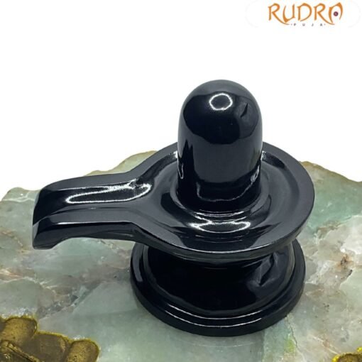 Black Jade Shivling - 250 Grams (3 Inch)
