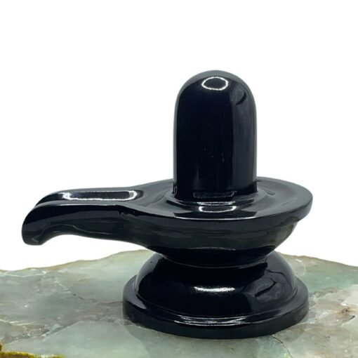 Black Jade Shivling - 250 Grams (3 Inch)