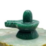Green Jade Shivling - 2 Inch ( 144 Gram )