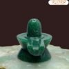 Green Jade Shivling - 2 Inch ( 144 Gram )