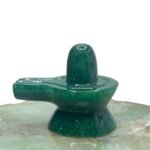 Green Jade Shivling - 2 Inch ( 85 Gram )