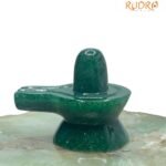 Green Jade Shivling - 2 Inch ( 85 Gram )