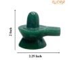 Green Jade Shivling - 2 Inch ( 85 Gram ) 10 Green Jade Shivling - 2 Inch ( 85 Gram )