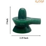 Green Jade Shivling - 2 Inch ( 85 Gram )