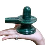 Green Margatha Shivling - 3.5 Inches (447 Grams )
