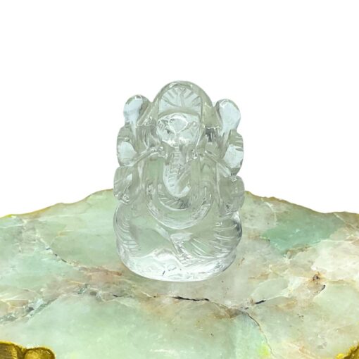 Lab Certified Sphatik Ganesha 2.50 inches (101 gm)