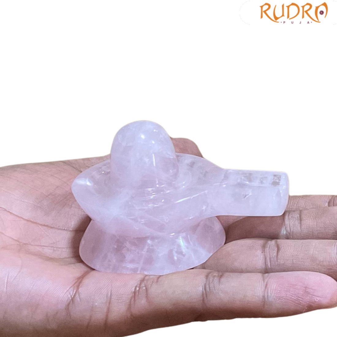 Rose Quartz Shivling - (1.75 Inches) - 169 Grams