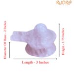 Rose Quartz Shivling - (1.75 Inches) - 169 Grams
