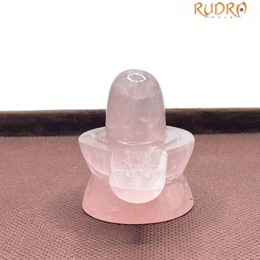 Rose Quartz Shivling - 111 Grams - (1.75 Inches)