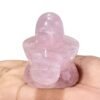 Rose Quartz Shivling - 2 Inch - (96 Grams) 9 Rose Quartz Shivling - (2 Inches ) - 96 Grams