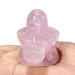 Rose Quartz Shivling - (2 Inches ) - 96 Grams