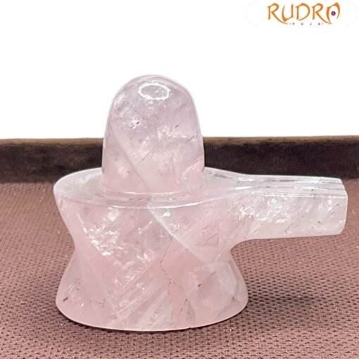 Rose Quartz Shivling - (2 Inches ) - 96 Grams