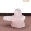 Rose Quartz Shivling - 2 Inch - (96 Grams) 12 Rose Quartz Shivling - (2 Inches ) - 96 Grams