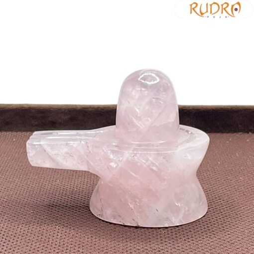 Rose Quartz Shivling - (2 Inches ) - 96 Grams
