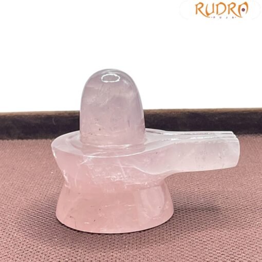 Rose Quartz Shivling - 111 Grams - (1.75 Inches)