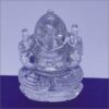 Lab Certified Sphatik Ganesha 3 Inches (170 Gm)