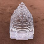 Sphatik Crystal Shri Yantra 145 Grams (2.5 Inches)