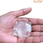 Natural Sphatik Shree Yantra – 2.25 Inches – (117 Grams)