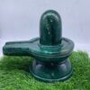 Green Jade Margatha Shivling 5201 Gms ( 8.5 Inches )