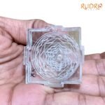 Premium Sphatik Meru Shri Yantra 88 Gms (2Inches)