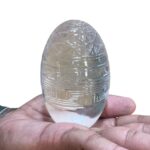 Sri Chakra Spatika Lingam - 4 inches ( 518 Grams )