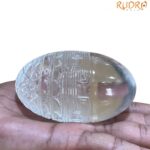 Sri Chakra Spatika Lingam - 4 inches ( 518 Grams )