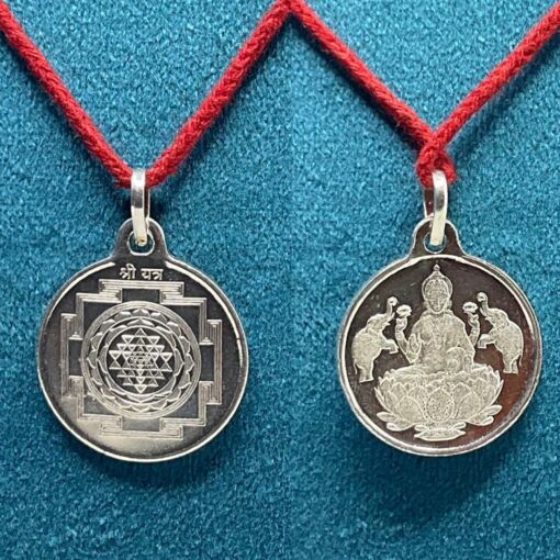 Sri chakra Locket In Pure Silver